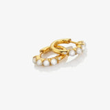 HD X JJ Calm Mother of Pearl Huggies Hot Diamonds