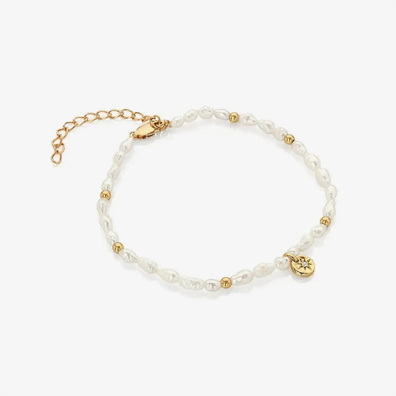 HD X JJ Calm Pearl Lunar Bracelet Hot Diamonds