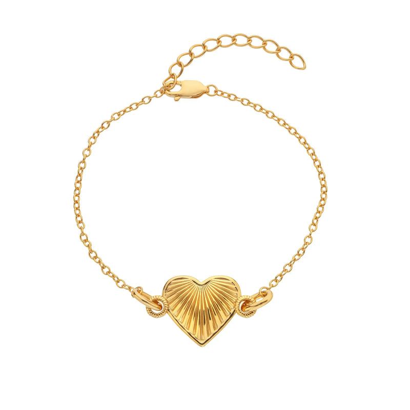 HD X JJ Essence Heart Bracelet HD X Golden Edit