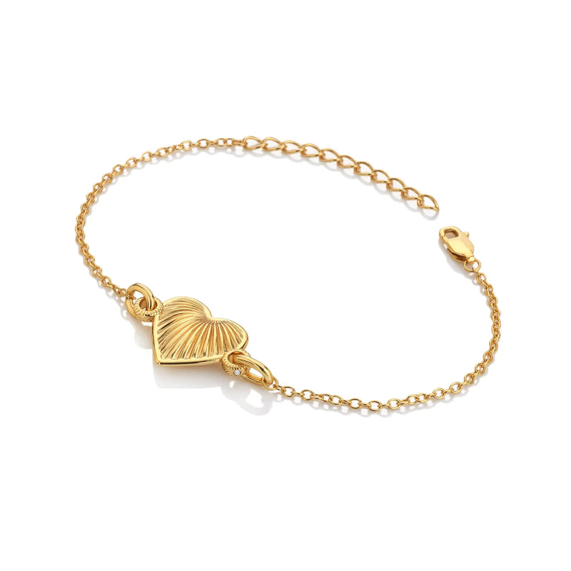HD X JJ Essence Heart Bracelet HD X Golden Edit