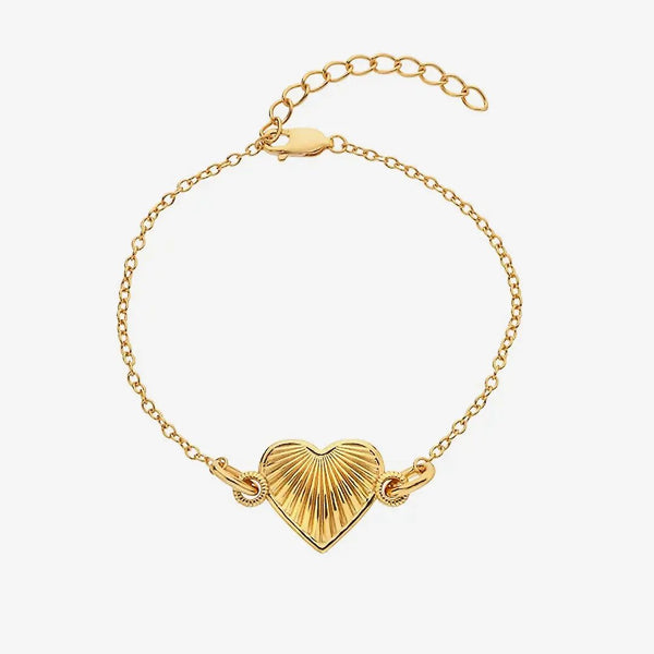 HD X JJ Essence Heart Bracelet Hot Diamonds