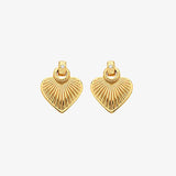 HD X JJ Essence Heart Stud Earrings Hot Diamonds