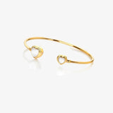 HD X JJ Heart Bangle - MOP Hot Diamonds