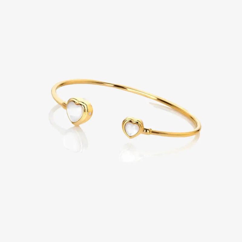 HD X JJ Heart Bangle - MOP Hot Diamonds