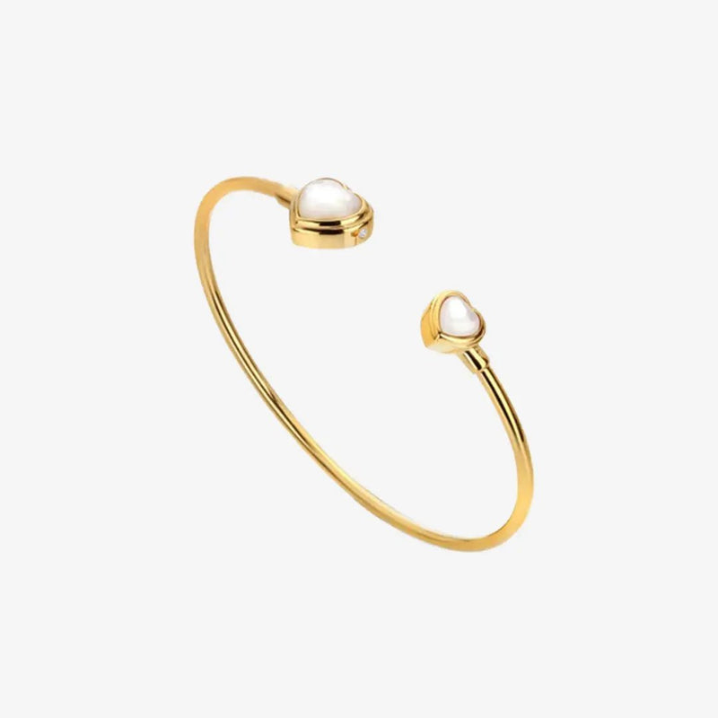 HD X JJ Heart Bangle - MOP Hot Diamonds