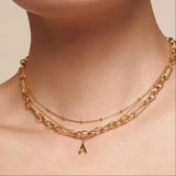 HD X JJ Letter A Pendant - Yellow Gold Plated HD X Golden Edit