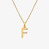 HD X JJ Letter A To Z Pendant - Yellow Gold Plated