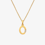 HD X JJ Letter A To Z Pendant - Yellow Gold Plated