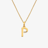 HD X JJ Letter A To Z Pendant - Yellow Gold Plated