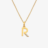 HD X JJ Letter A To Z Pendant - Yellow Gold Plated