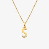 HD X JJ Letter A To Z Pendant - Yellow Gold Plated
