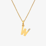 HD X JJ Letter A To Z Pendant - Yellow Gold Plated