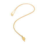 HD X JJ Letter F Pendant - Yellow Gold Plated HD X Golden Edit