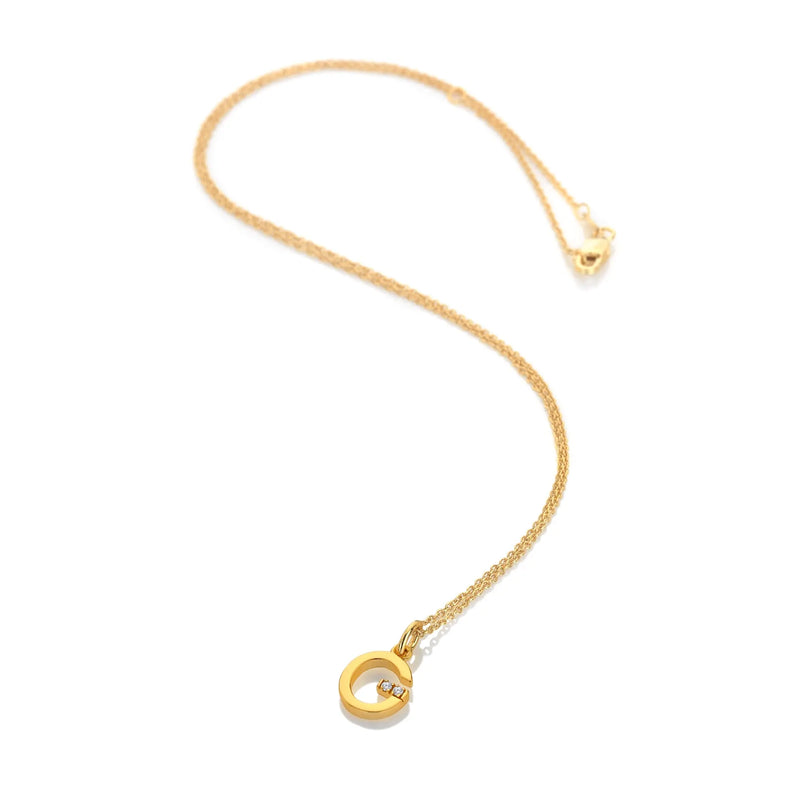 HD X JJ Letter G Pendant - Yellow Gold Plated HD X Golden Edit