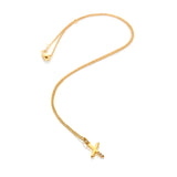 HD X JJ Letter X Pendant - Yellow Gold Plated HD X Golden Edit