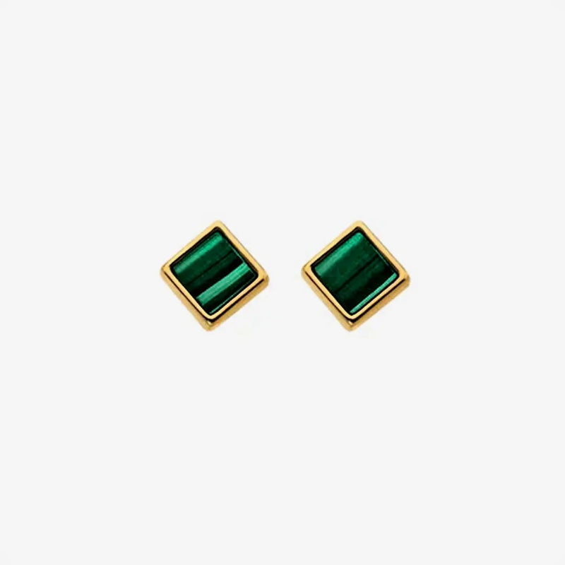 HD X JJ Revive Square Stud Earrings Hot Diamonds