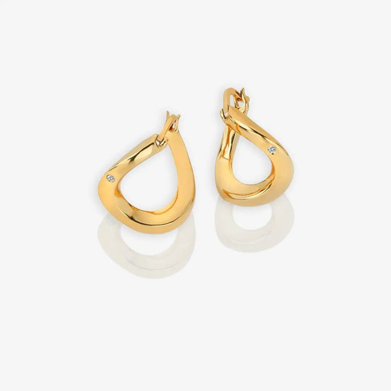 HD X JJ Soul Twist Earrings Hot Diamonds