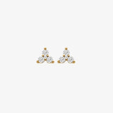 HD X JJ White Topaz Stud Earrings Hot Diamonds