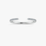 "Harra" Open Design 0.50ct Diamond Half Eternity Ring ET8