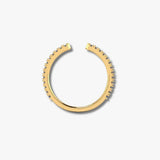 "Harra" Open Design 0.50ct Diamond Half Eternity Ring ET8