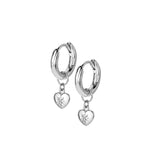 Heart Earrings Hot Diamonds
