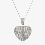 Heart Pave Diamond Pendant HEERA DIAMONDS