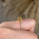 "Helen" Cognac/Brown Diamond Pave-set Diamond Band DSCC01 HEERA DIAMONDS