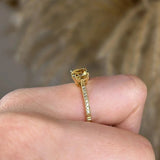 "Helen" Cognac/Brown Diamond Pave-set Diamond Band DSCC01 HEERA DIAMONDS