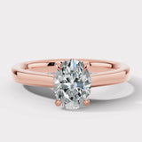 "Honor" 2 Carat Hidden Under Halo Oval Cut Diamond Yellow Gold Engagement Ring UHOC15 HEERA DIAMONDS