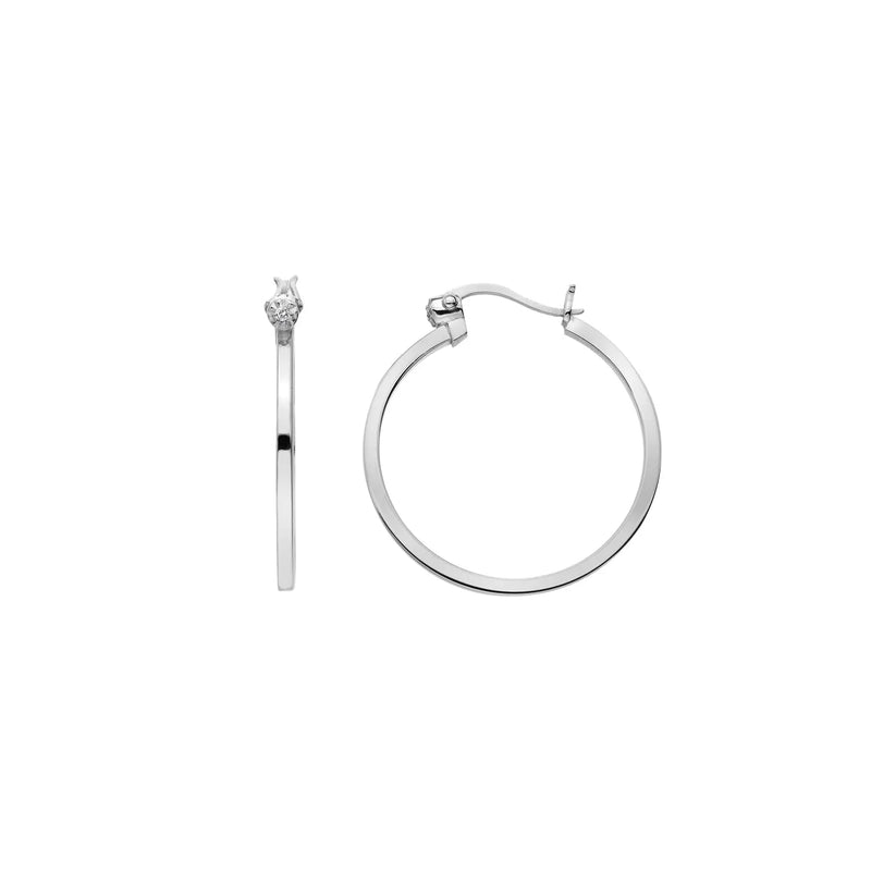 Hoop Earrings Hot Diamonds