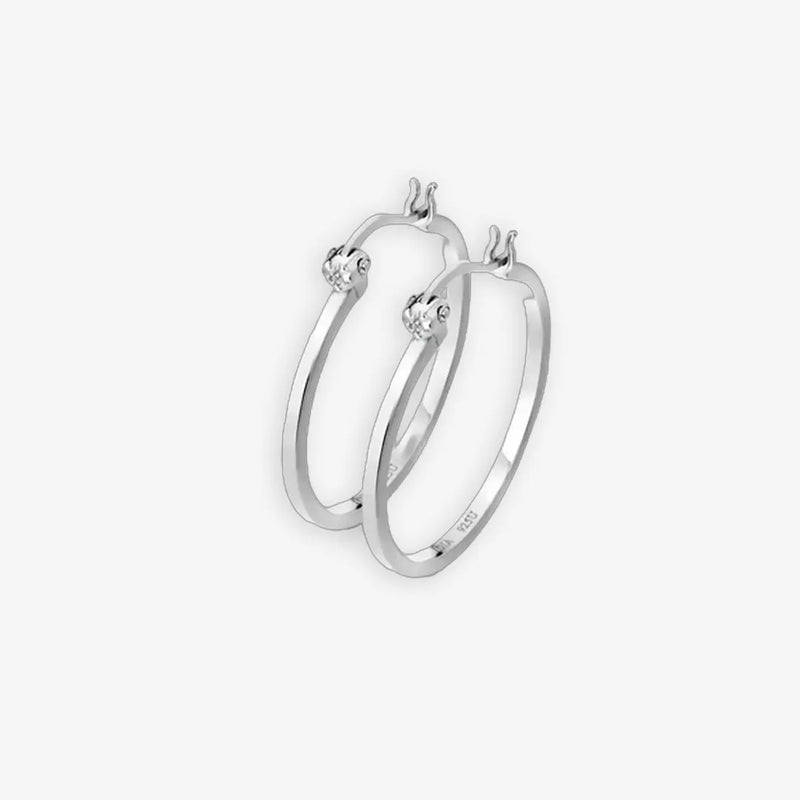 Hoop Earrings Hot Diamonds