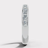 Horizontal Baguette Diamond Channel Set Eternity Band Wedding Ring CHBG