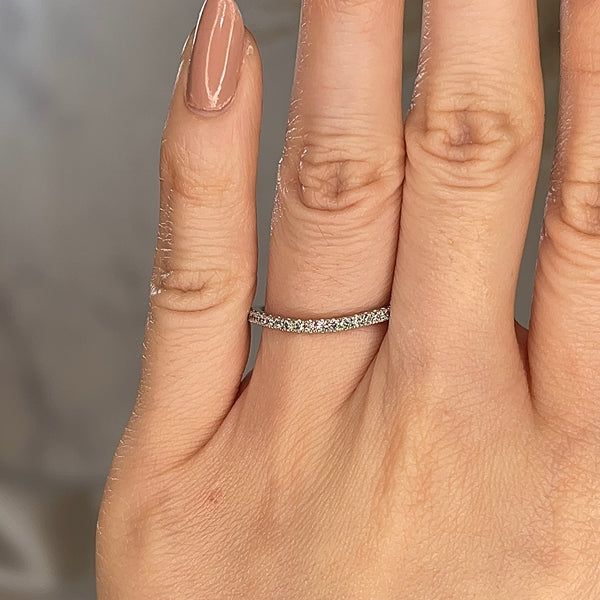 "Immy" Irregular Subtle Shaped Diamond Eternity Ring ET39 - HEERA DIAMONDS