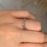 "Lela" Wave Shaped Eternity Diamond Ring ET46 - HEERA DIAMONDS