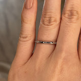 "Anna" Minimal Subtle Slash Diamond Eternity Ring ET65 - HEERA DIAMONDS