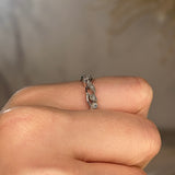 "Embry" Sparkling Leaf Foliage Diamond Eternity Ring ET71 - HEERA DIAMONDS