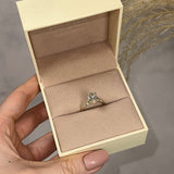 "Haven" Oval Cut Diamond Shoulders Engagement Ring - HEERA DIAMONDS