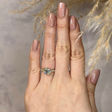 "Kyra" Under Hidden Halo Round Brilliant Cut Diamond Shoulders Engagement Ring - HEERA DIAMONDS