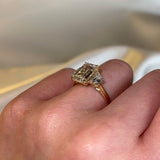 "Celia" 5 Carat Emerald Cut Diamond Tapered Baguette Shoulder Engagement Ring - HEERA DIAMONDS
