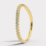 "Immy" Irregular Subtle Shaped 0.40ct Diamond Eternity Ring ET39