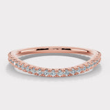 "Immy" Irregular Subtle Shaped 0.40ct Diamond Eternity Ring ET39
