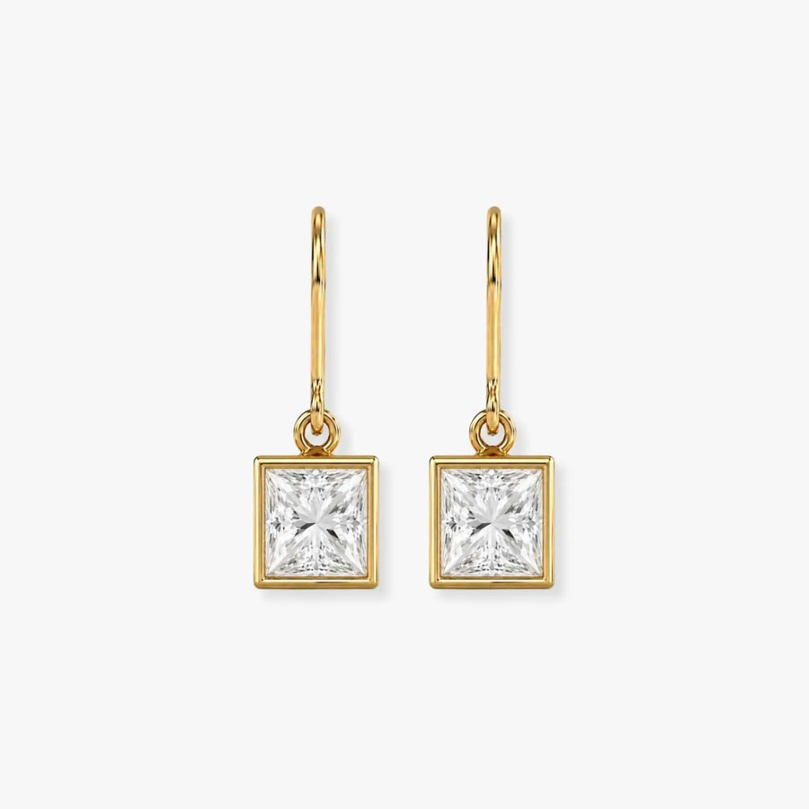 "Inaya" Drop Diamond Earrings