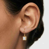 "Inaya" Drop Diamond Earrings