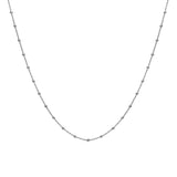 Intermittent Bead Cable Chain Choker Hot Diamonds