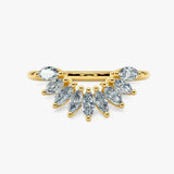 "Irena" Petal 1.00ct Diamond U Shaped Eternity Ring ET13