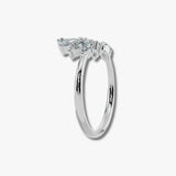 "Irena" Petal 1.00ct Diamond U Shaped Eternity Ring ET13