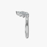 "Irena" Petal 1.00ct Diamond U Shaped Eternity Ring ET13