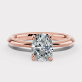 "Irie" 1 Carat Solitaire Oval Cut Diamond Engagement Ring SSOC04