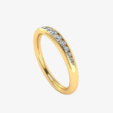 "Ismera" 0.15 Carat Round Cut Diamond Eternity Ring ET89 HEERA DIAMONDS