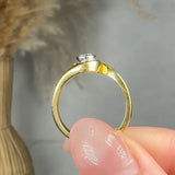 "Kaelora" 0.28 Carat Round Cut Natural Diamond Solitaire Engagement Ring MDR4110